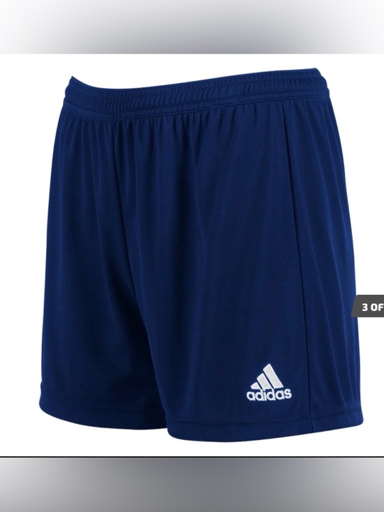 adidas Pants - Adidas Women’s Navy Workout Soccer Shorts Size Medium NWT